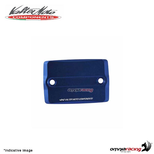 Front brake tank reservoir cap Valtermoto blue color for Yamaha MT07 2014>2017