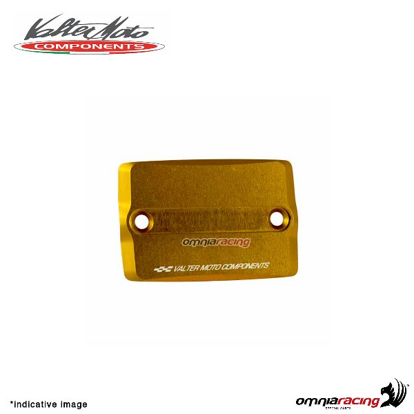Front brake tank reservoir cap Valtermoto gold color for Yamaha MT07 2014>2017