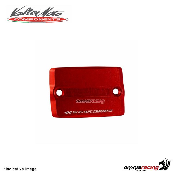 Front brake tank reservoir cap Valtermoto red color for Yamaha MT07 2014>2017