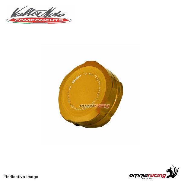 Tappo serbatoio Valtermoto olio freno anteriore colore oro per Yamaha R1 2015>2019