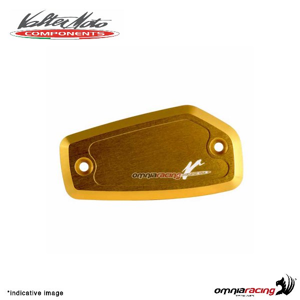 Front brake tank reservoir cap Valtermoto gold color for Suzuki GSXS1000 2015>2018