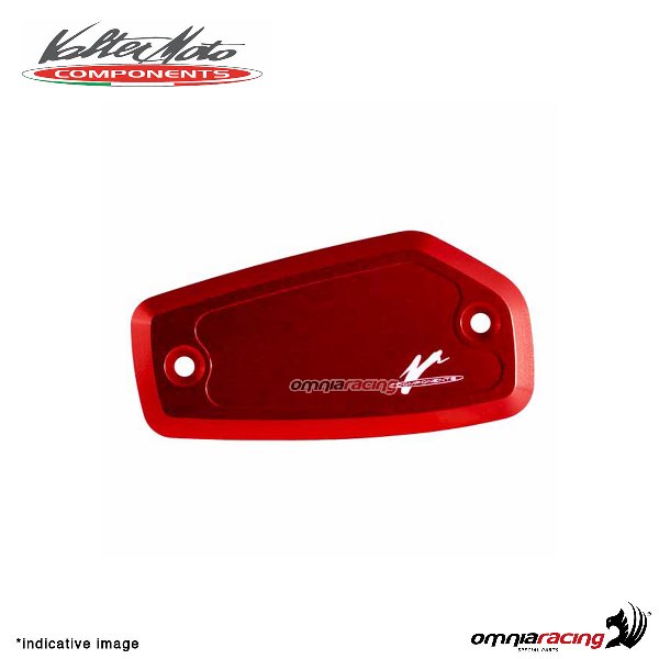 Tappo serbatoio Valtermoto olio freno anteriore colore rosso per Suzuki GSXS1000 2015>2018