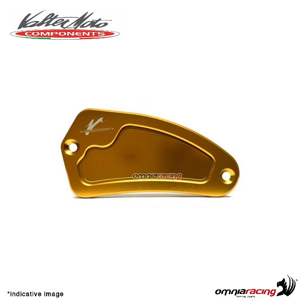 Front brake tank reservoir cap Valtermoto gold color for MV Agusta Brutale 800 E4 2016>