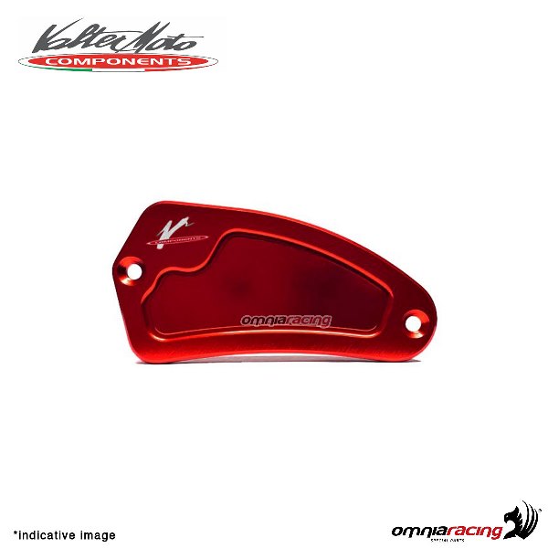 Front brake tank reservoir cap Valtermoto red color for MV Agusta Brutale 800 E4 2016>
