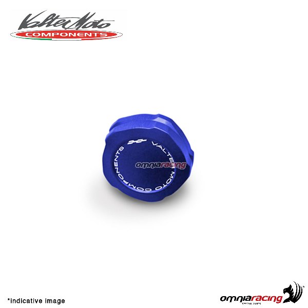 Tappo serbatoio Valtermoto olio freno posteriore/frizione blu per Ducati Panigale 1199 2012>2014