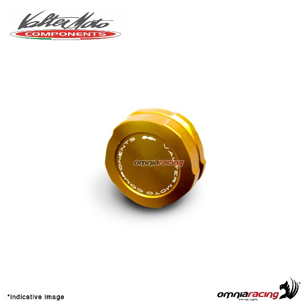 Tappo serbatoio Valtermoto olio freno posteriore colore oro per Yamaha R1 2015>2019