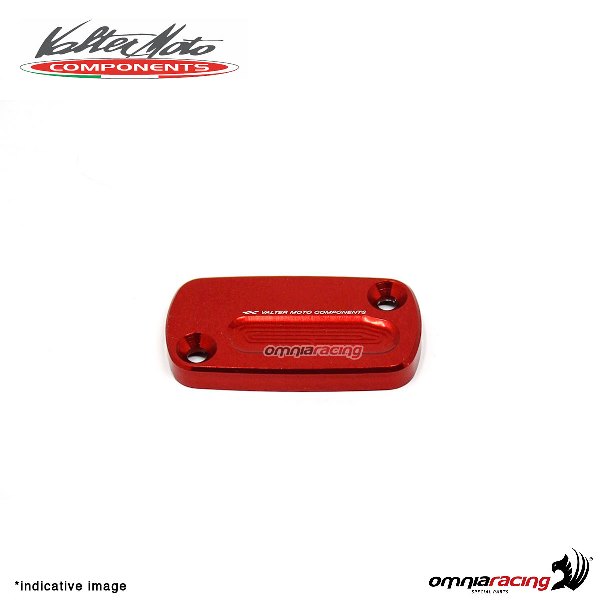 Rear brake tank reservoir cap Valtermoto red color for MV Agusta Brutale 800 E4 2016>