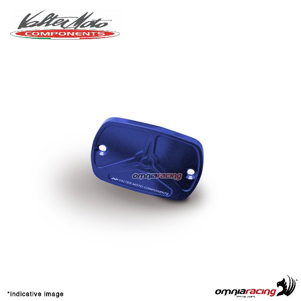 Tappo serbatoio Valtermoto olio freno anteriore/posteriore colore blu per Yamaha Tmax 2008>2016