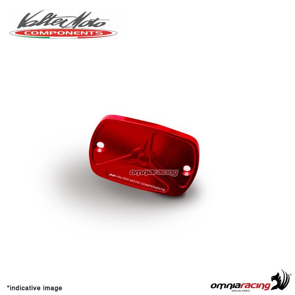 Tappo serbatoio Valtermoto olio freno anteriore/posteriore colore rosso per Yamaha Tmax 2008>2016