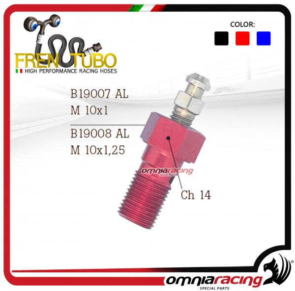 Frentubo spare parts and accessories bolt in ergal size M 10x1,25 color black