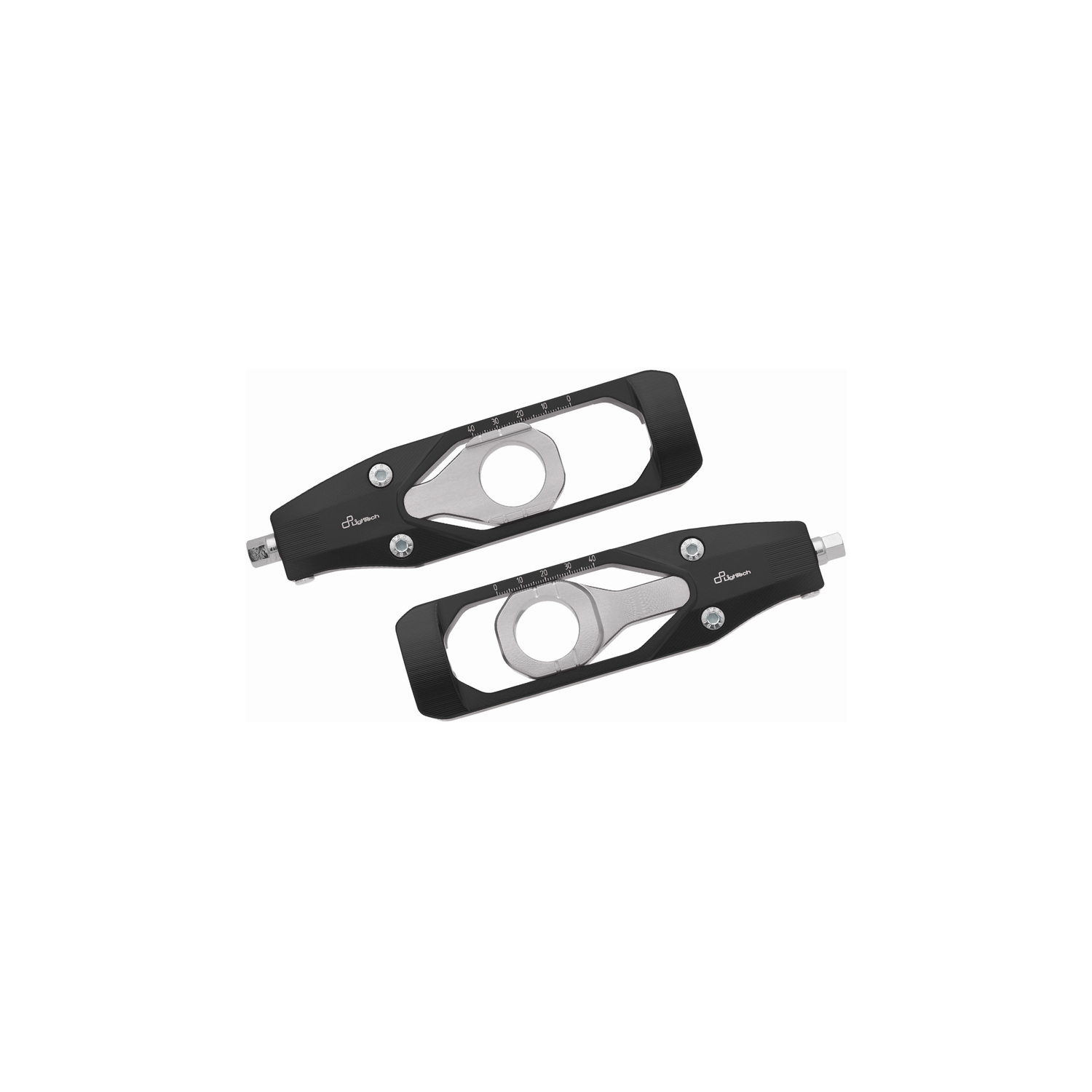LighTech Chain Adjusters Black Aprilia RSV4 1100 2021-2026