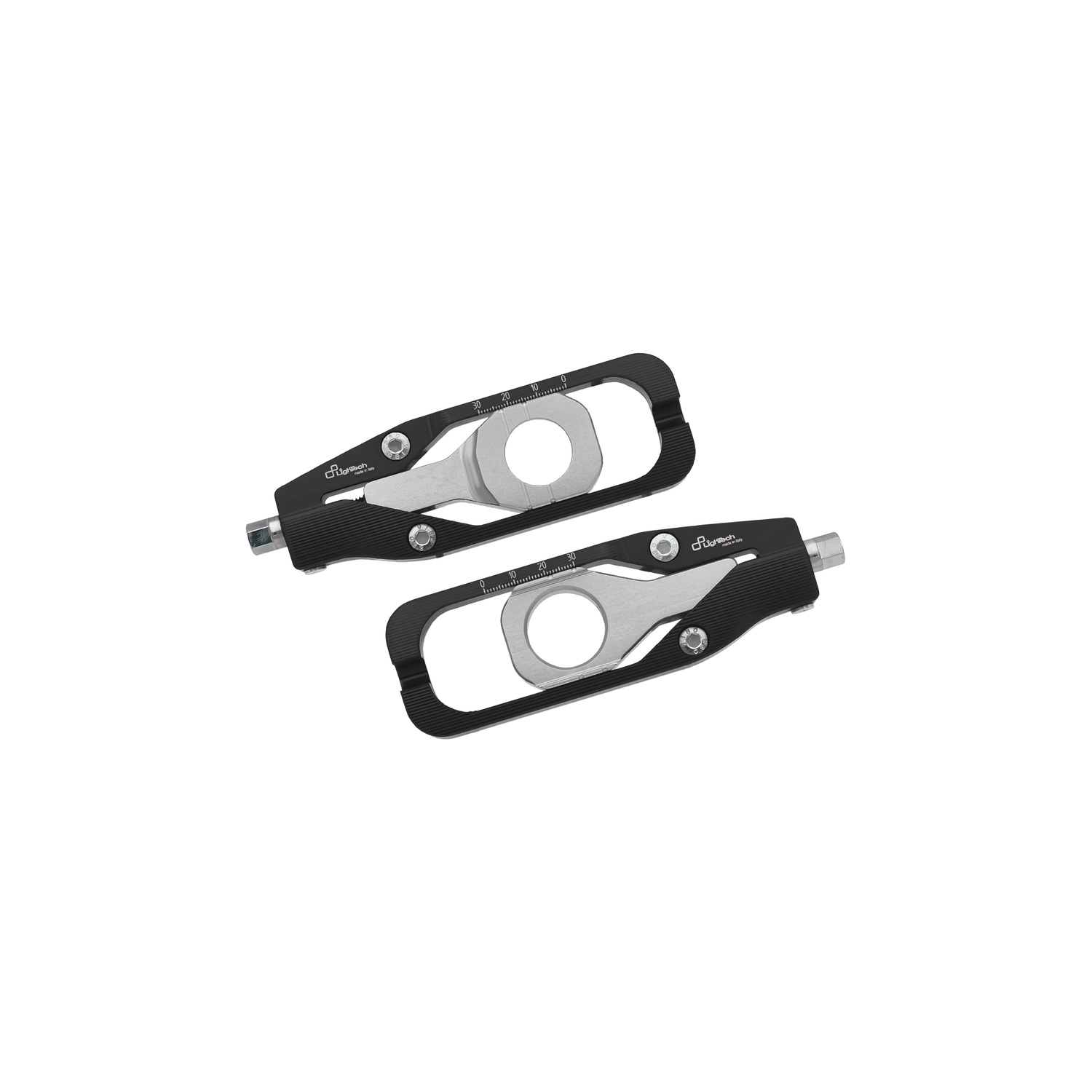 LighTech Chain Adjusters Black Kawasaki Ninja ZX6R 2009-2026