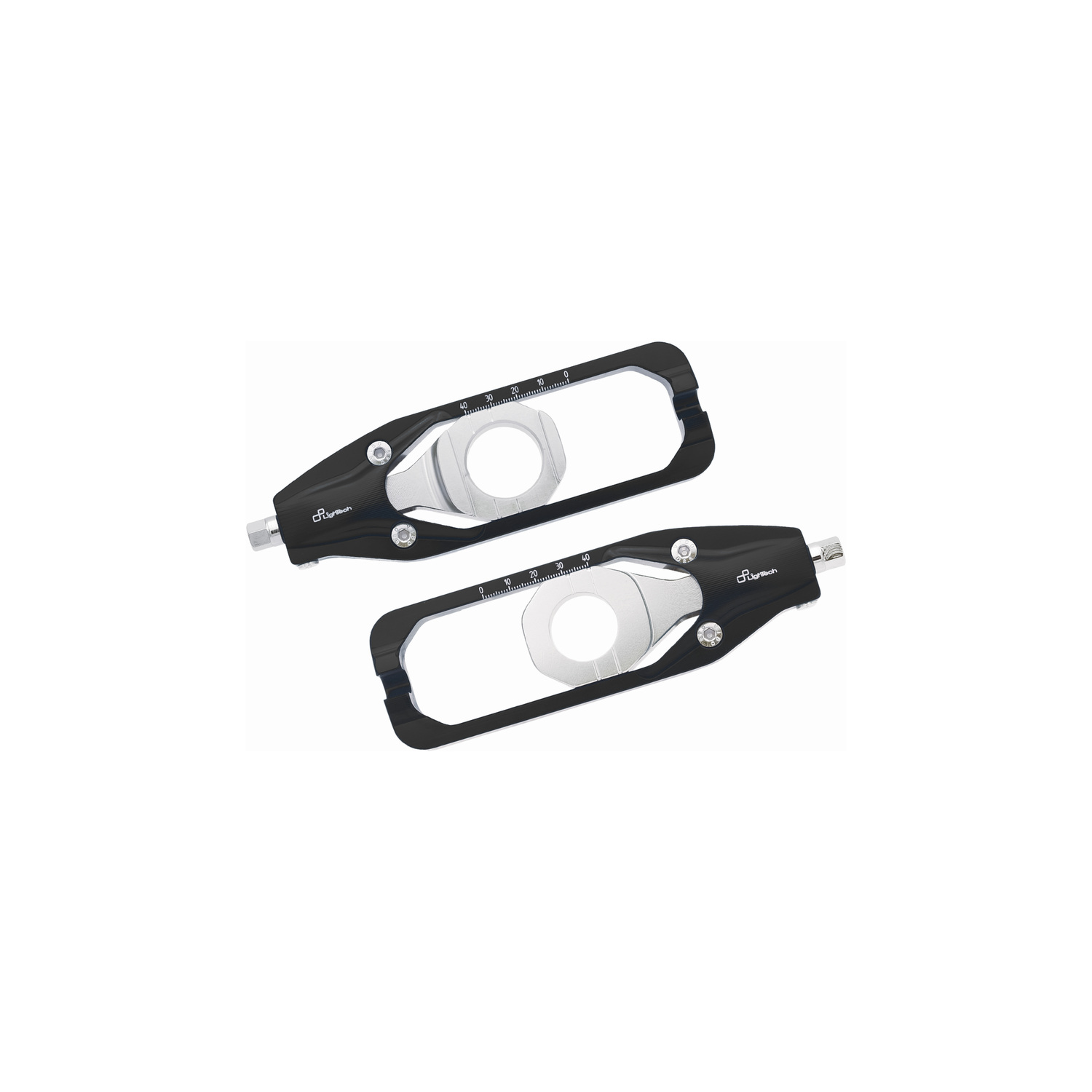 LighTech Chain Adjusters Black Suzuki GSXR1000 2009-2016
