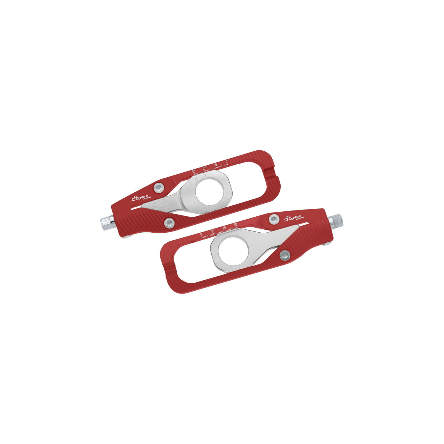 LighTech Chain Adjusters Red Kawasaki Ninja ZX10R 2016-2026