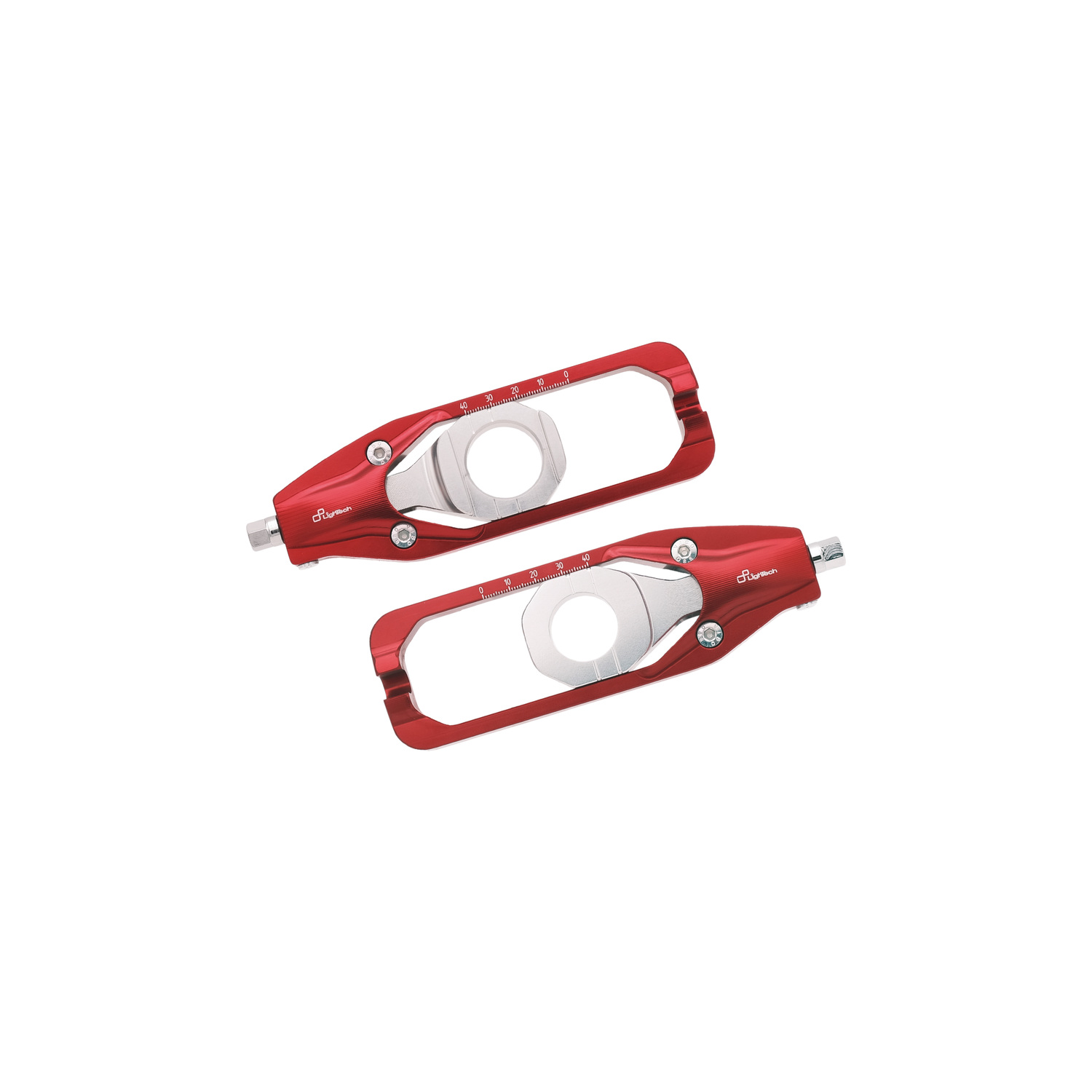 LighTech Chain Adjusters Red Suzuki GSXR1000R 2017-2026