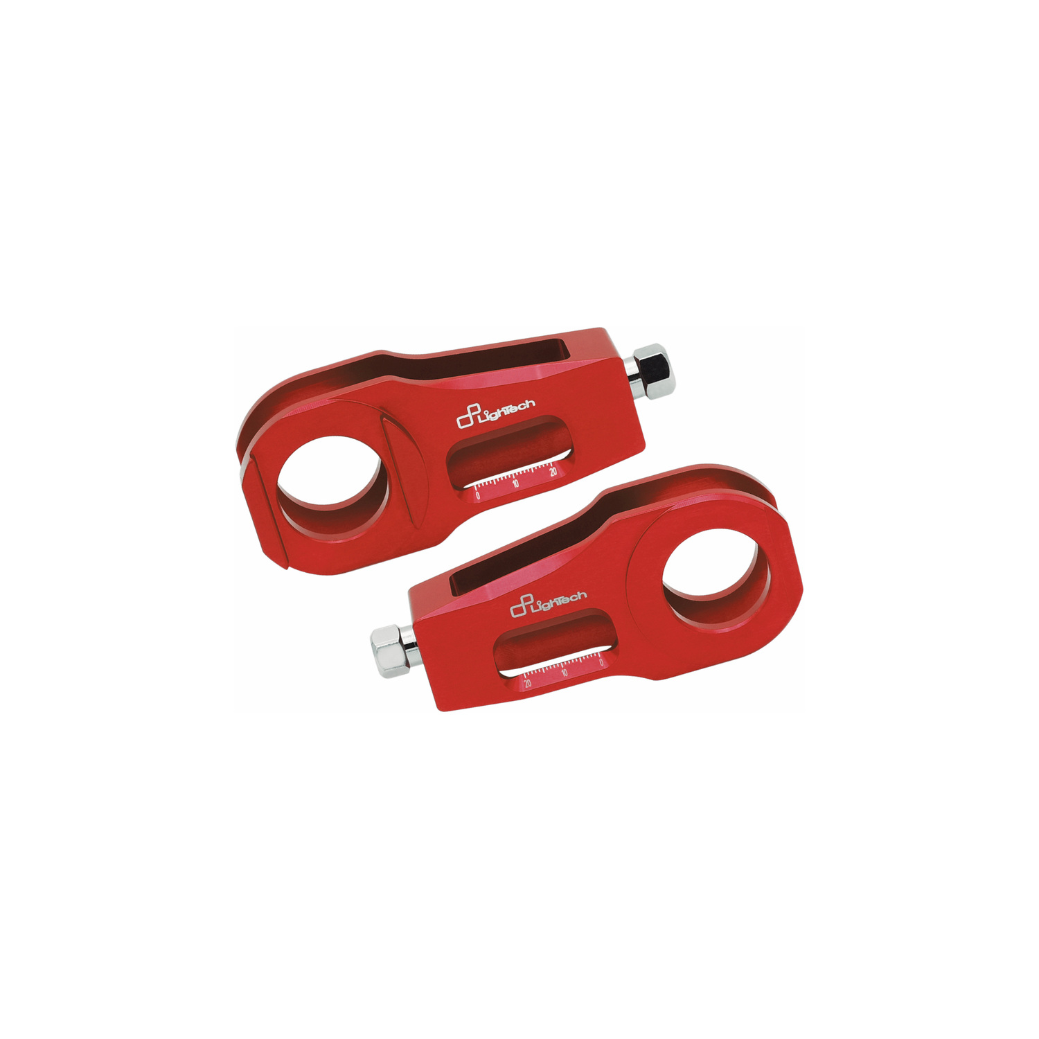 LighTech Chain Adjusters Red Yamaha R6 2006-2016