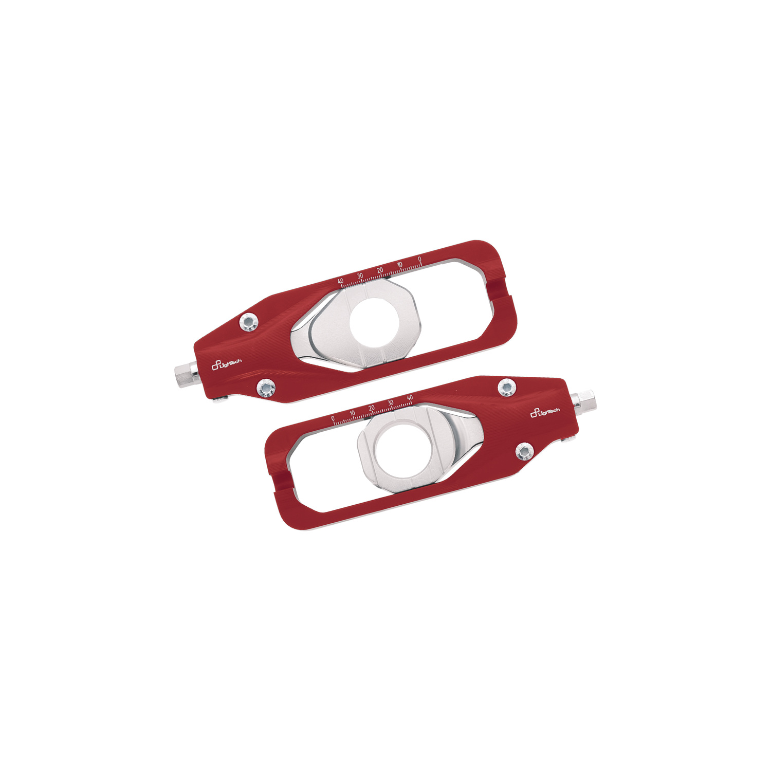 LighTech Chain Adjusters Red Yamaha R1M 2020-2026