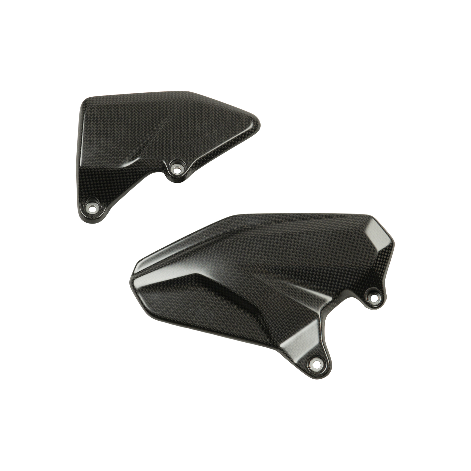 LighTech Heel Guards Matt Carbon Ducati Multistrada V4 2021-2024