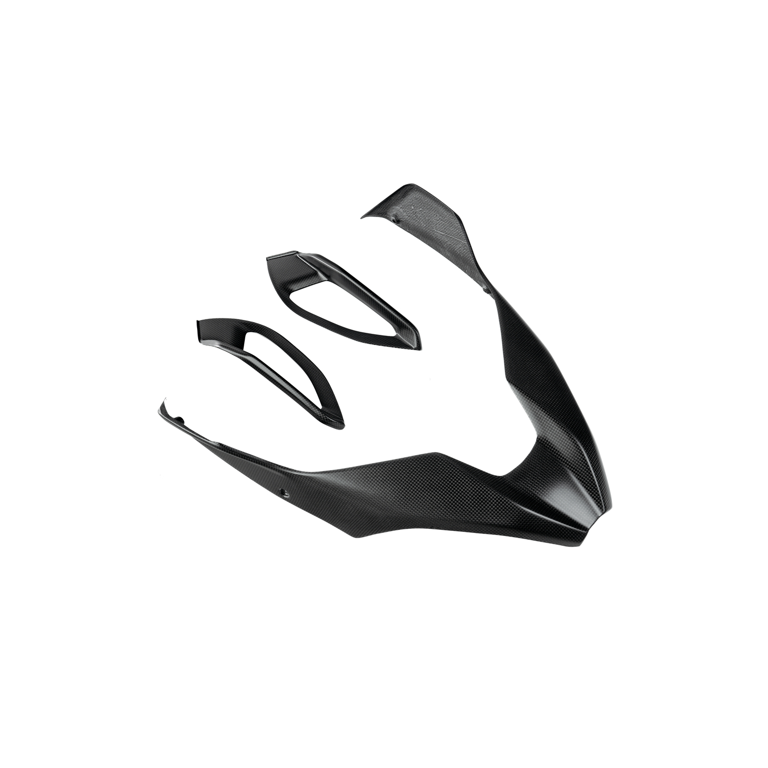 LighTech Matt Carbon Fairing Front Kit Ducati Multistrada V4 2021-2024