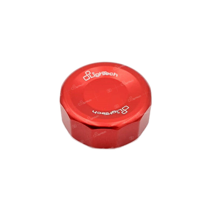 LighTech Brake/Clutch Red reservoir cap Kawasaki Ninja ZX6R 2009-2024