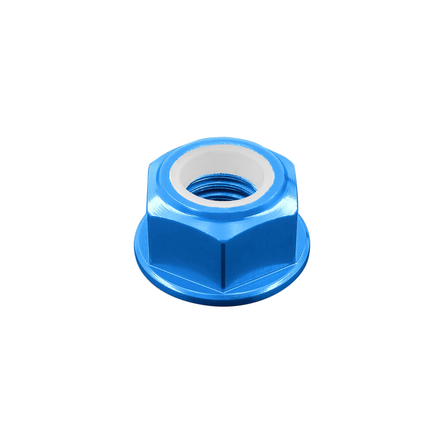 Lightech Dado Autobloccante M4 Ergal Blu Cobalto