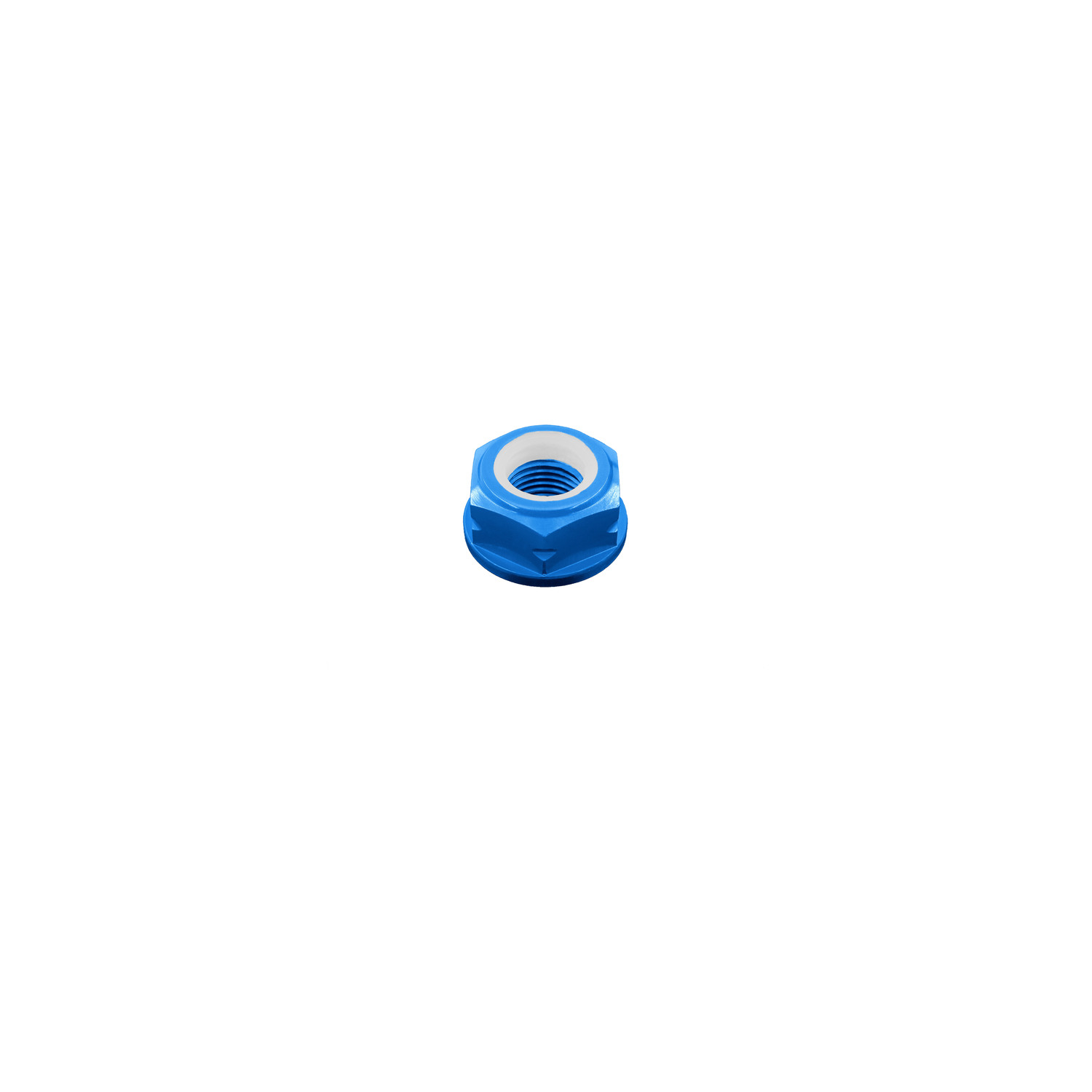 Lightech Dado Autobloccante Ribassato M10 X1,00 H= 10 Ergal Blu Cobalto