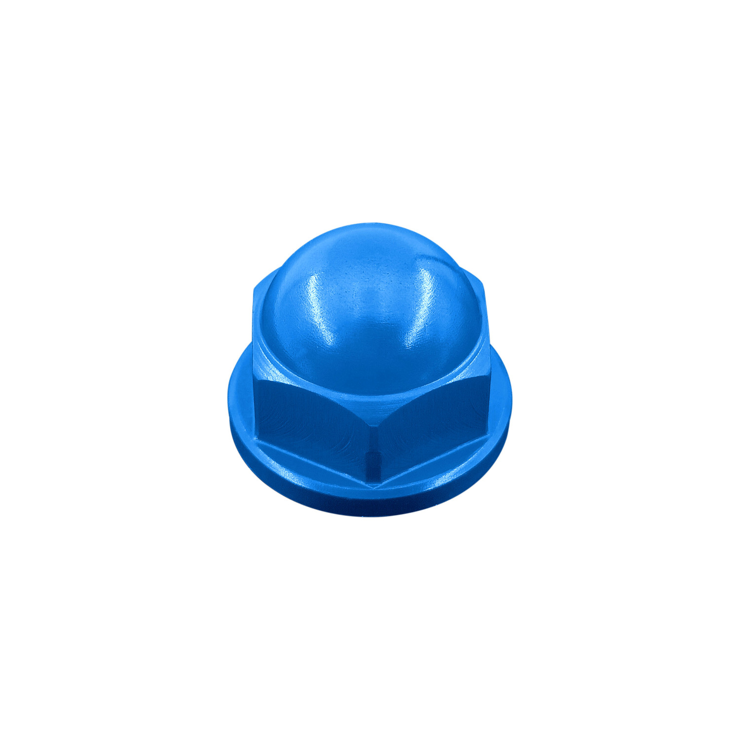 Lightech Cap Nut M5 Ergal Cobalt Blue