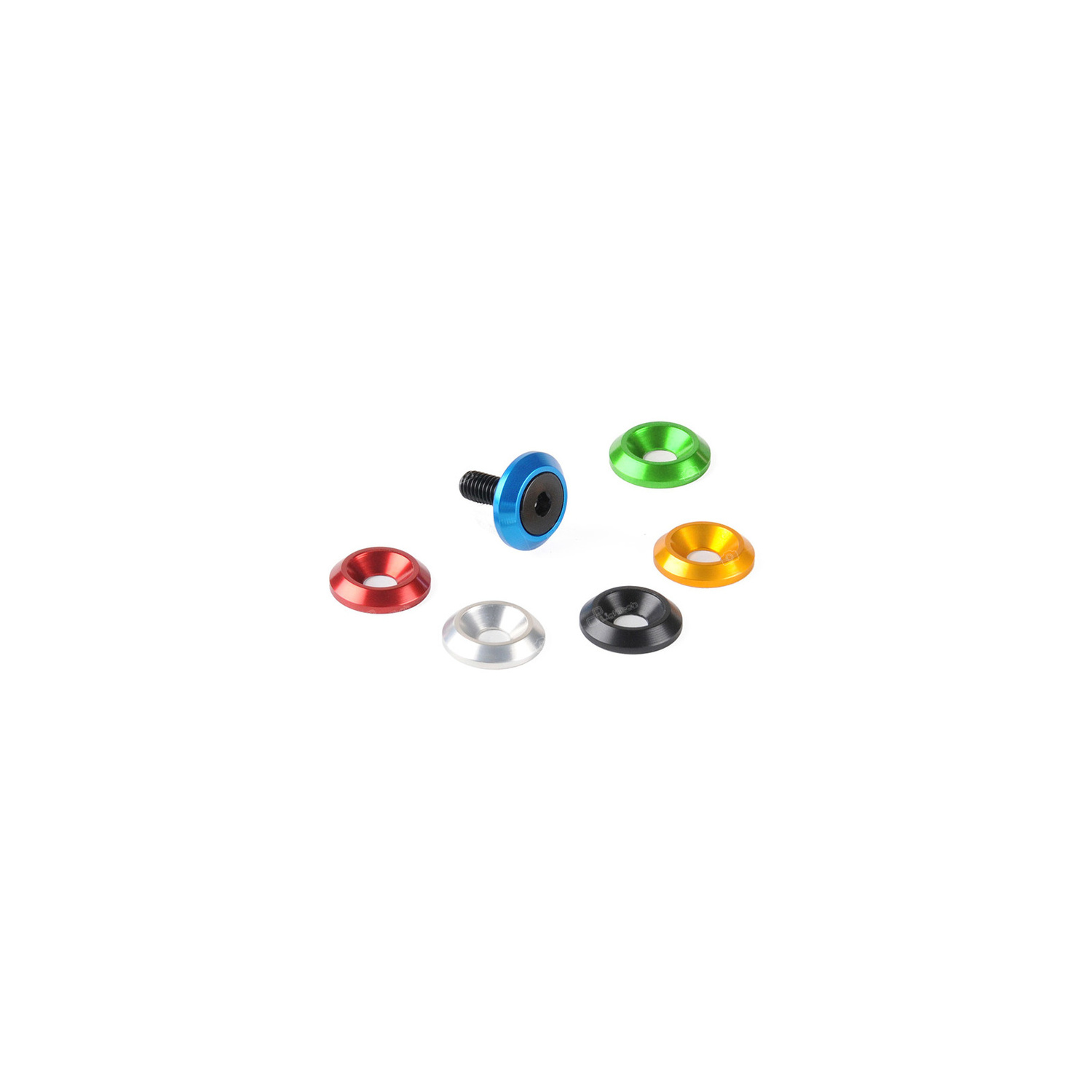 Lightech Washer Screw Tapered Head M6 D=6 / 22 Cobalt Blue