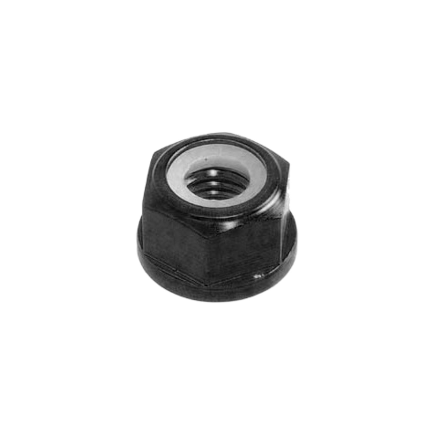 Lightech Dado Autobloccante M10 X1,25 Ergal Nero Lucido