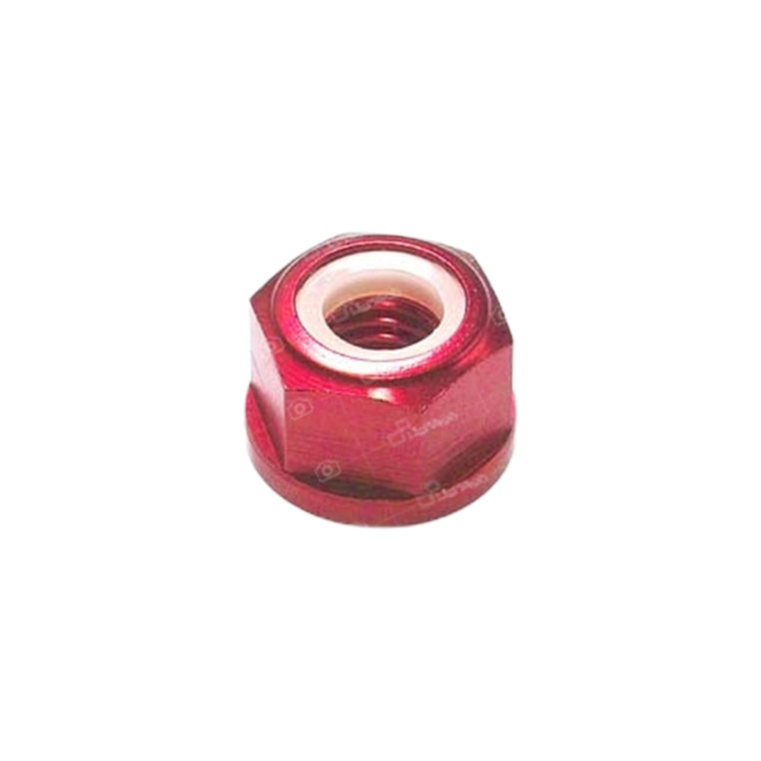 Lightech Dado Autobloccante M10 X1,25 Ergal Rosso