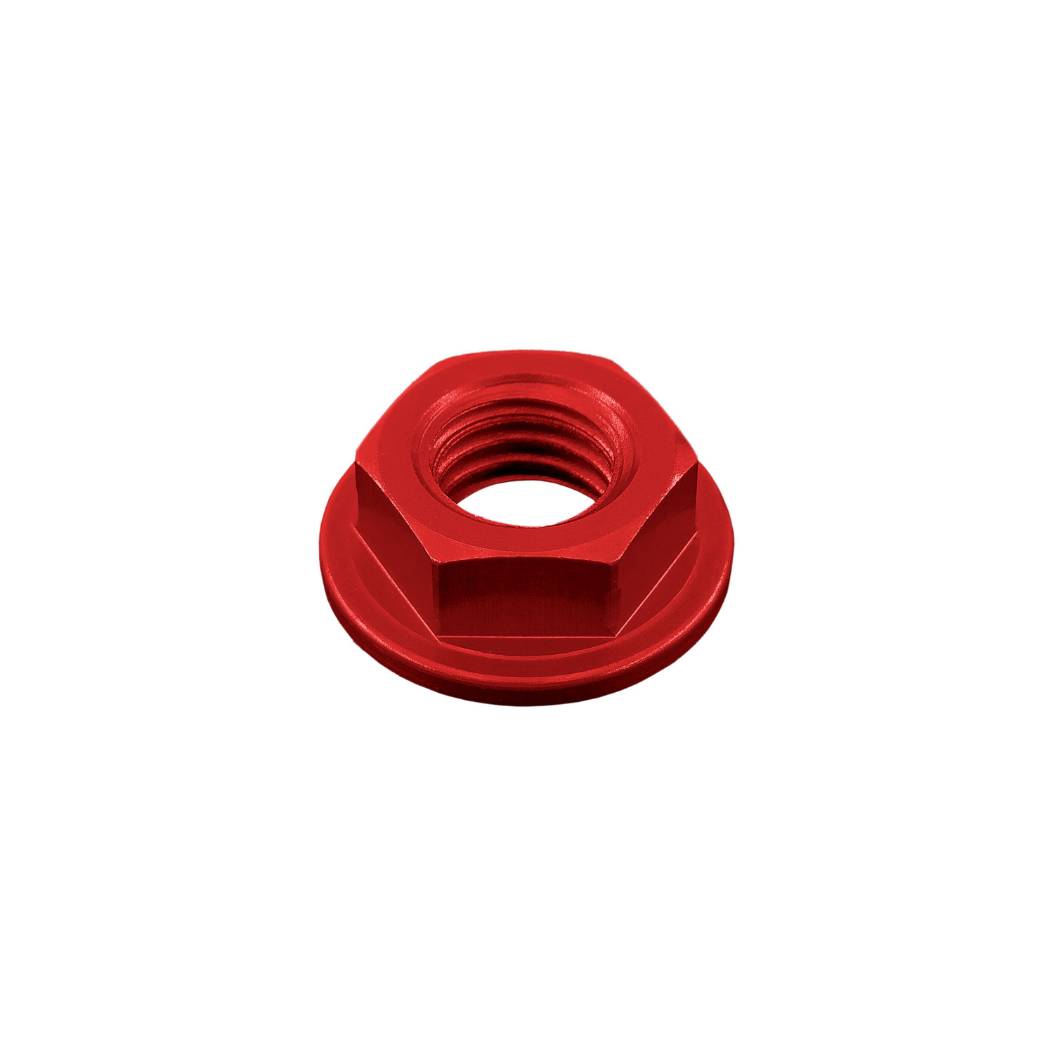 Lightech Flange Nut M4 Ergal Red