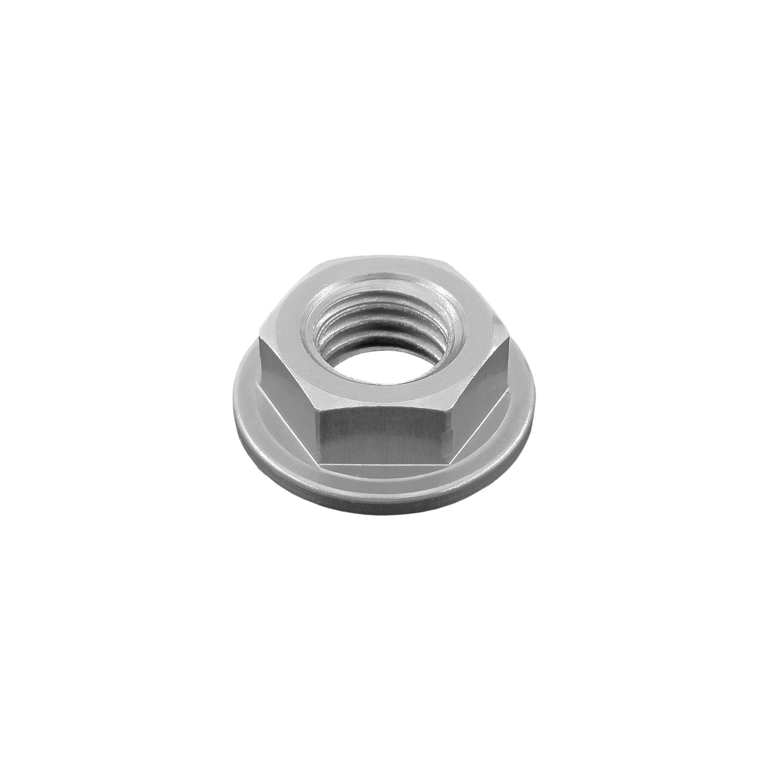 Lightech Flange Nut M6 Ergal Silver