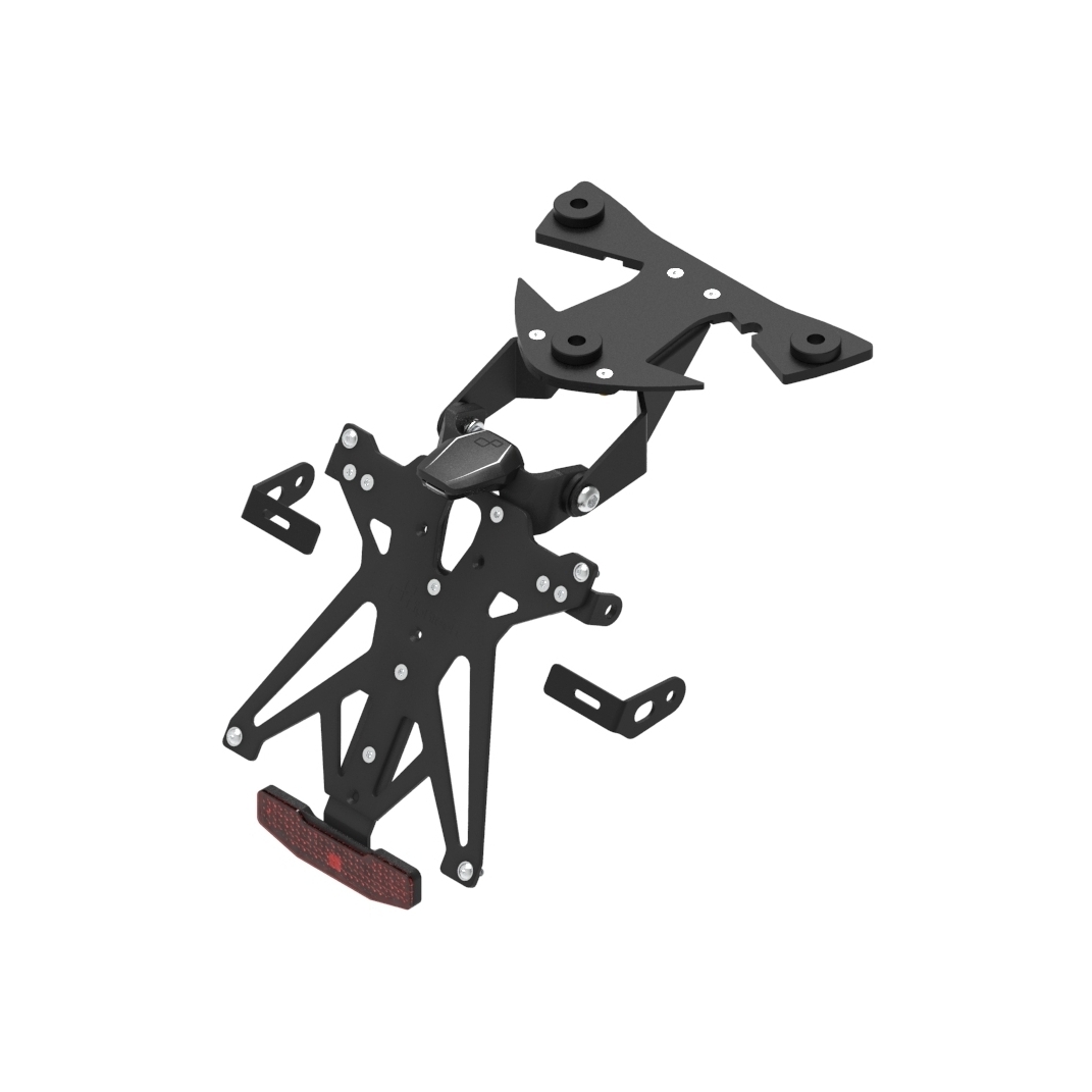 Portatarga LighTech regolabile completo BMW HP4 2013-2018