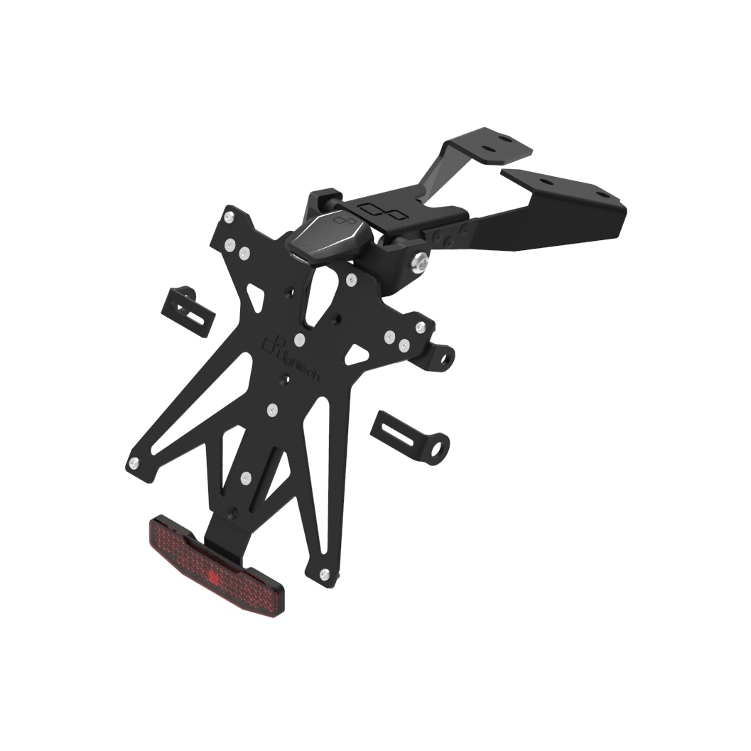 Portatarga LighTech regolabile completo Spagna CFMoto 650NK 2021-2024