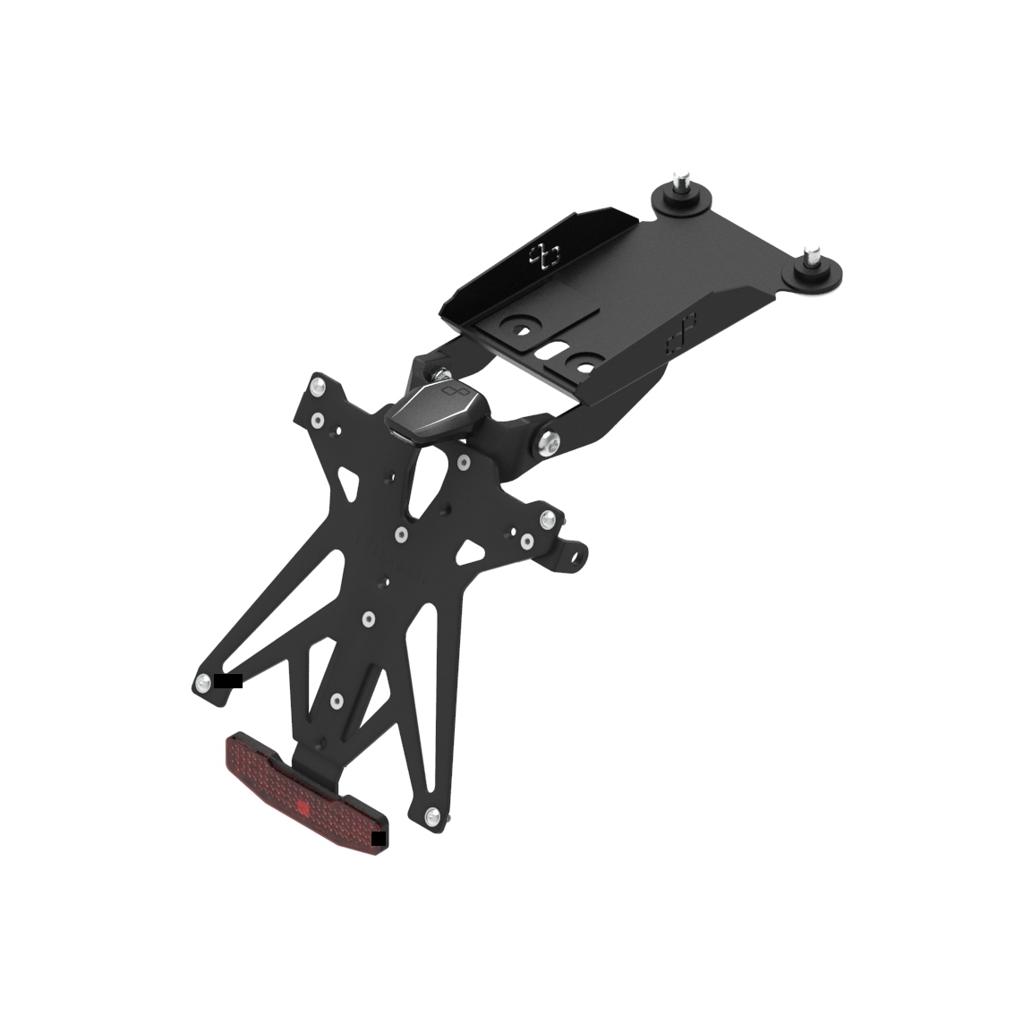 Portatarga LighTech regolabile completo Japan Ducati Hypermotard 821 2013-2018