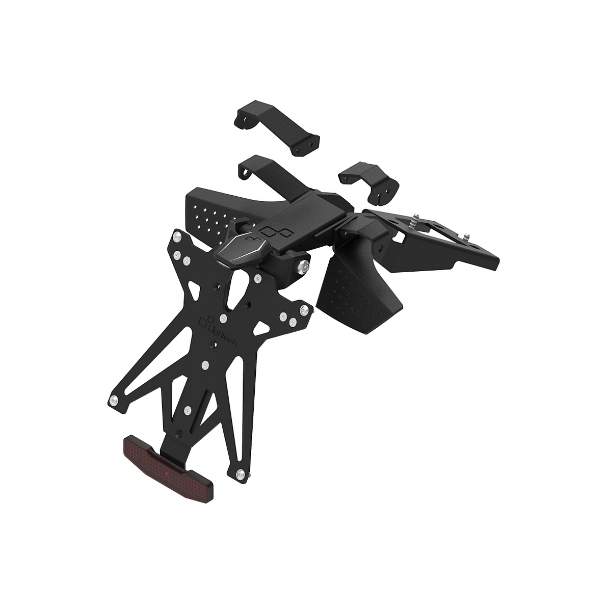 Portatarga LighTech regolabile completo Japan Ducati Hypermotard 950 SP 2019-2026