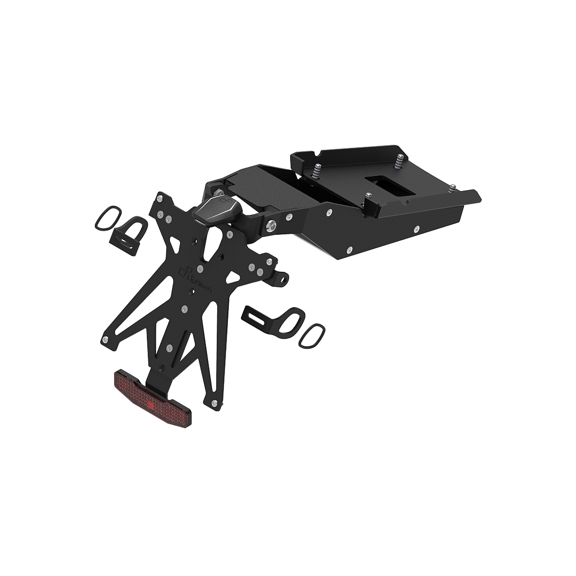 Portatarga LighTech regolabile completo Spagna Ducati Multistrada V4 2021-2023