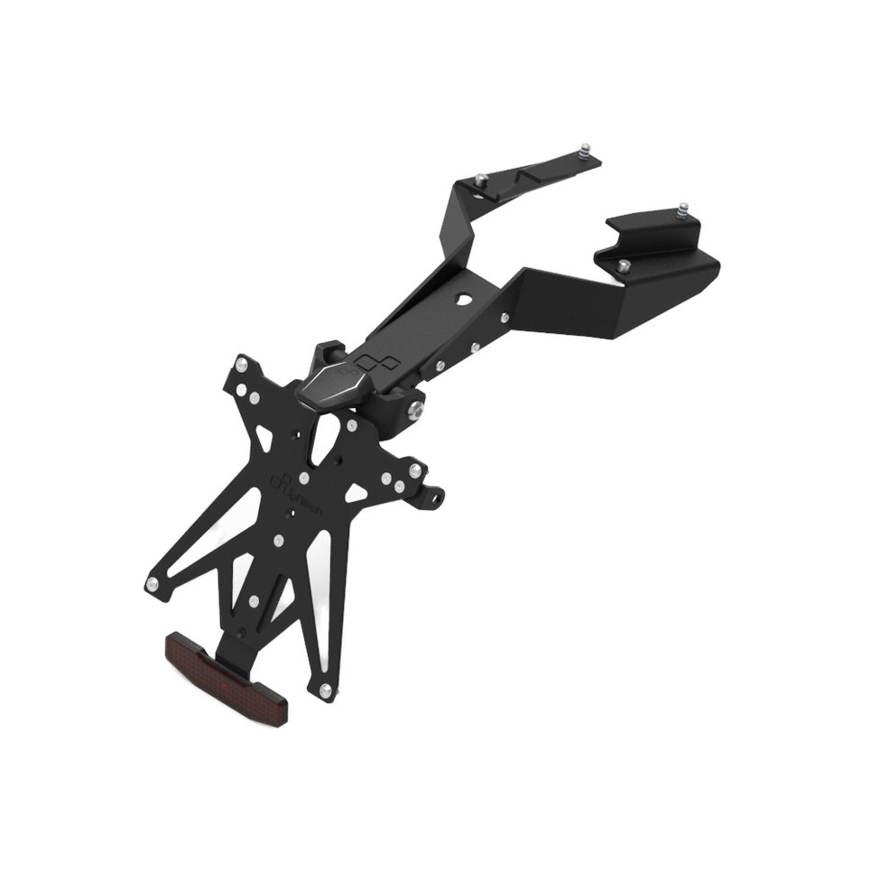 Portatarga LighTech regolabile completo Fantic Caballero 125/250/500 Scrambler Rally 2019-2024