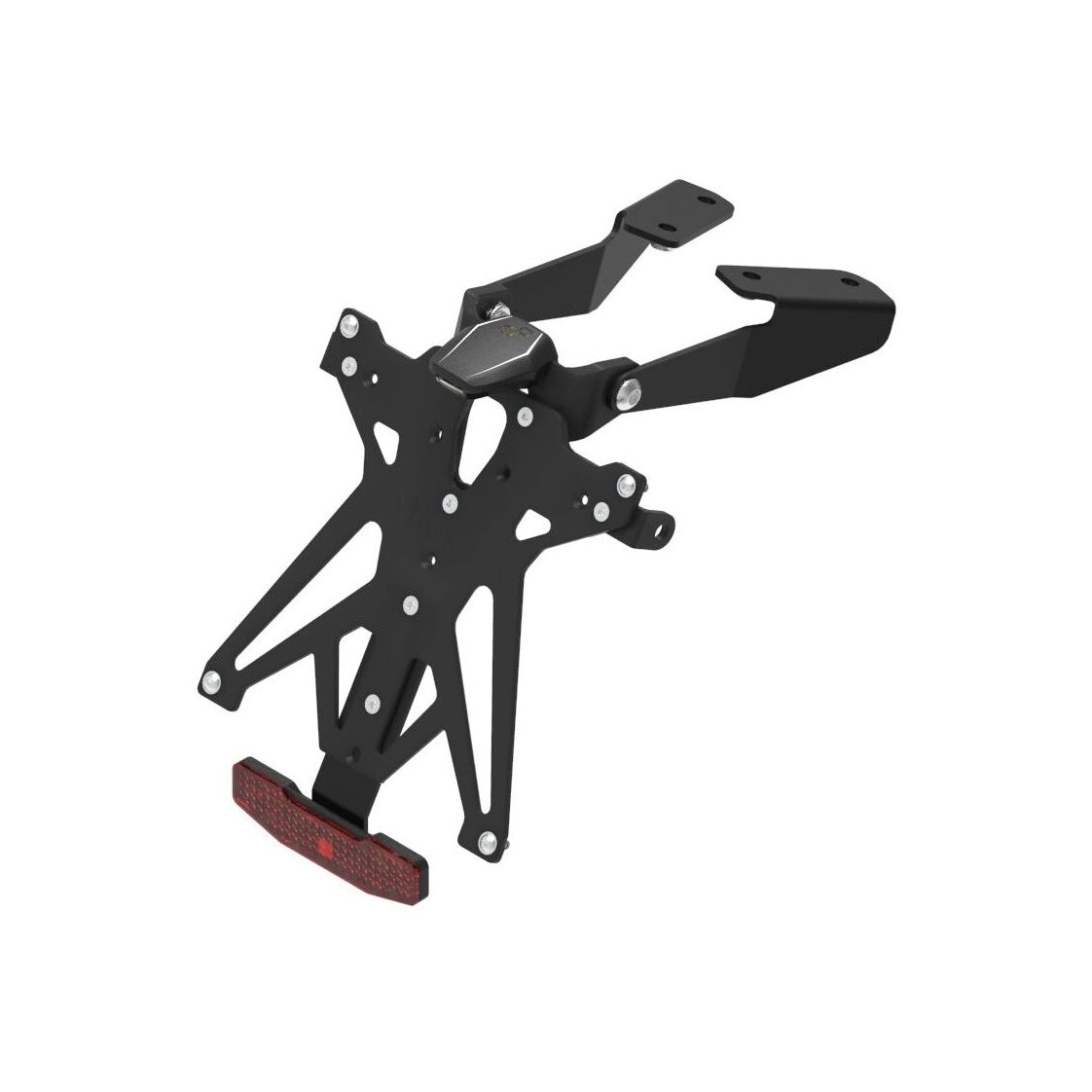 Portatarga LighTech regolabile completo Francia Kawasaki Z300 2013-2018