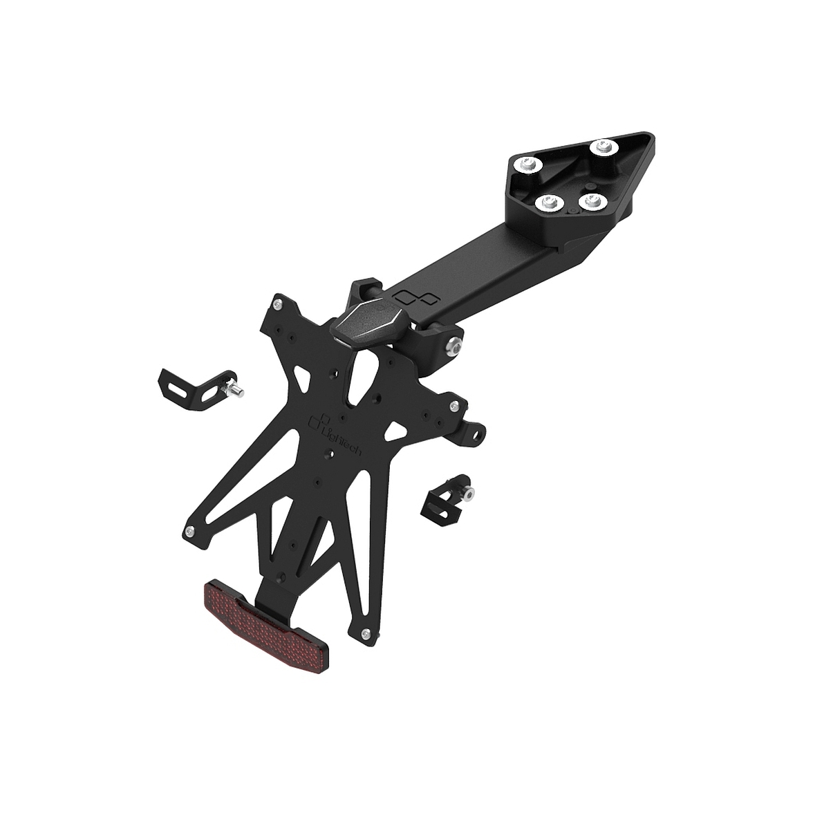 LighTech Adjustable License Plate Holder korea Triumph Street Triple 765R 2017-2026