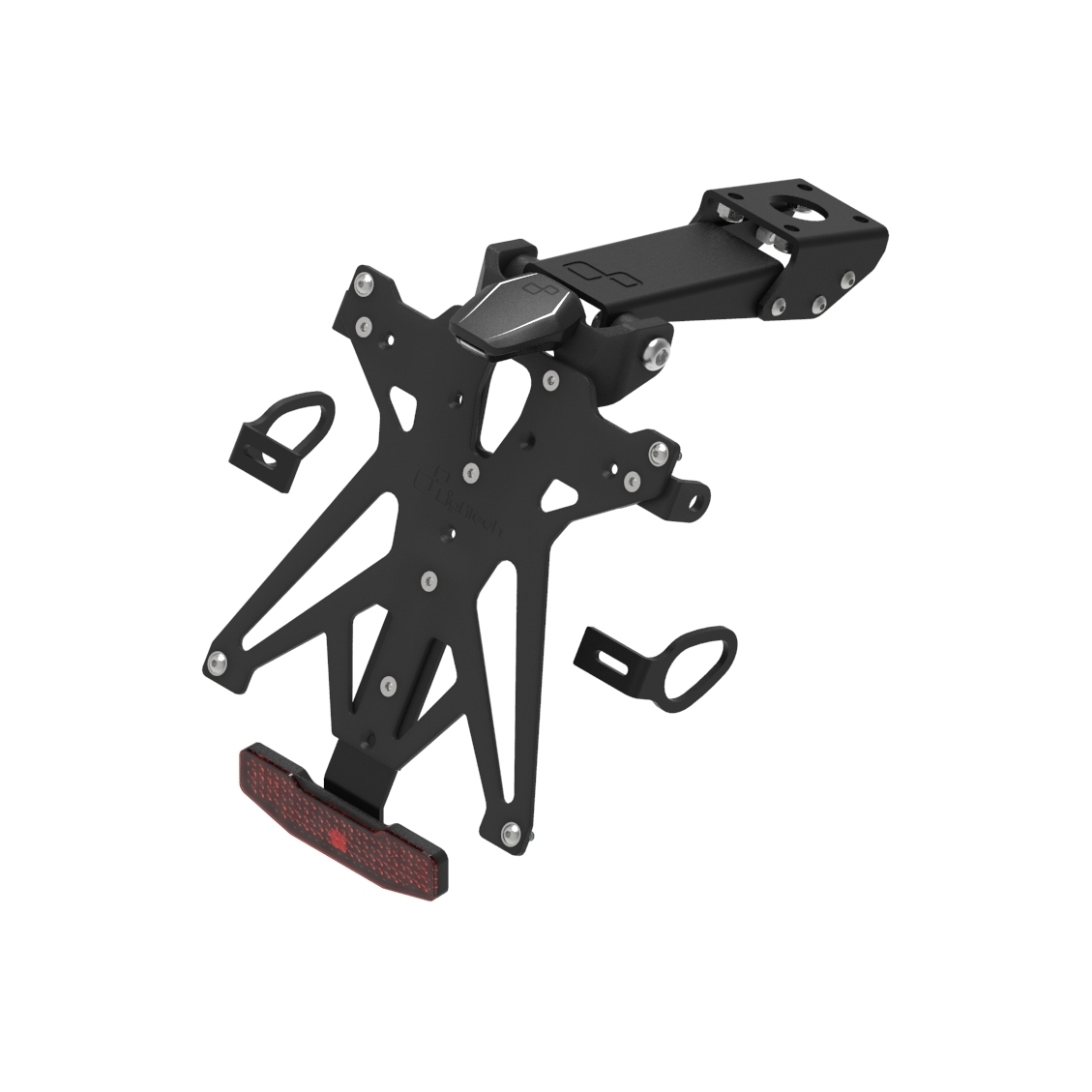 Portatarga LighTech regolabile completo Spagna Yamaha R6 2017-2024