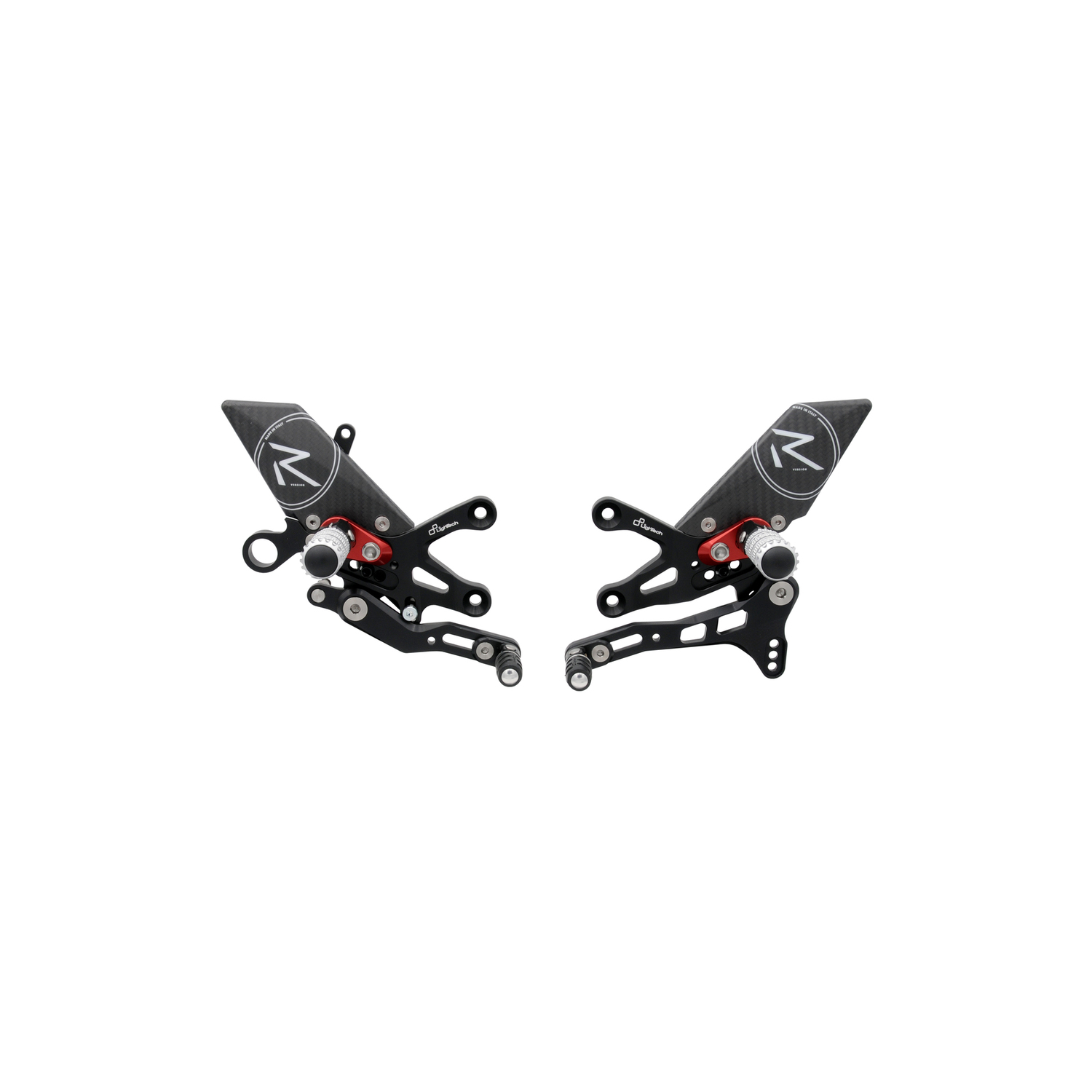 LighTech R Version Racing Rearsets Aprilia Tuono V4 2011-2017