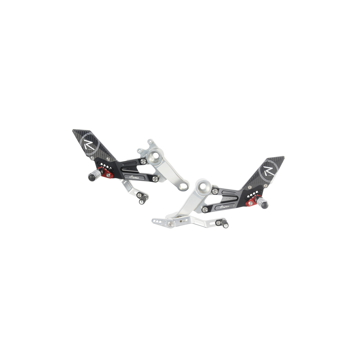 LighTech R Version Racing Rearsets Aprilia Tuono 660 2020-2026