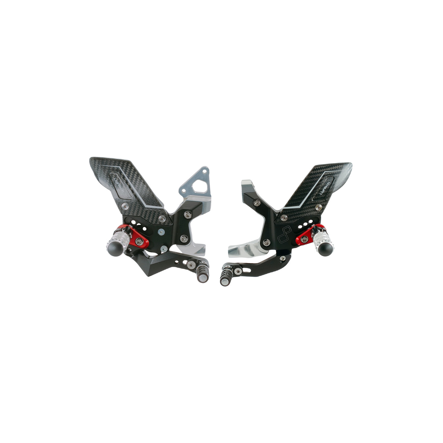 LighTech R Version Racing Rearsets Ducati Panigale 1299 2012-2017