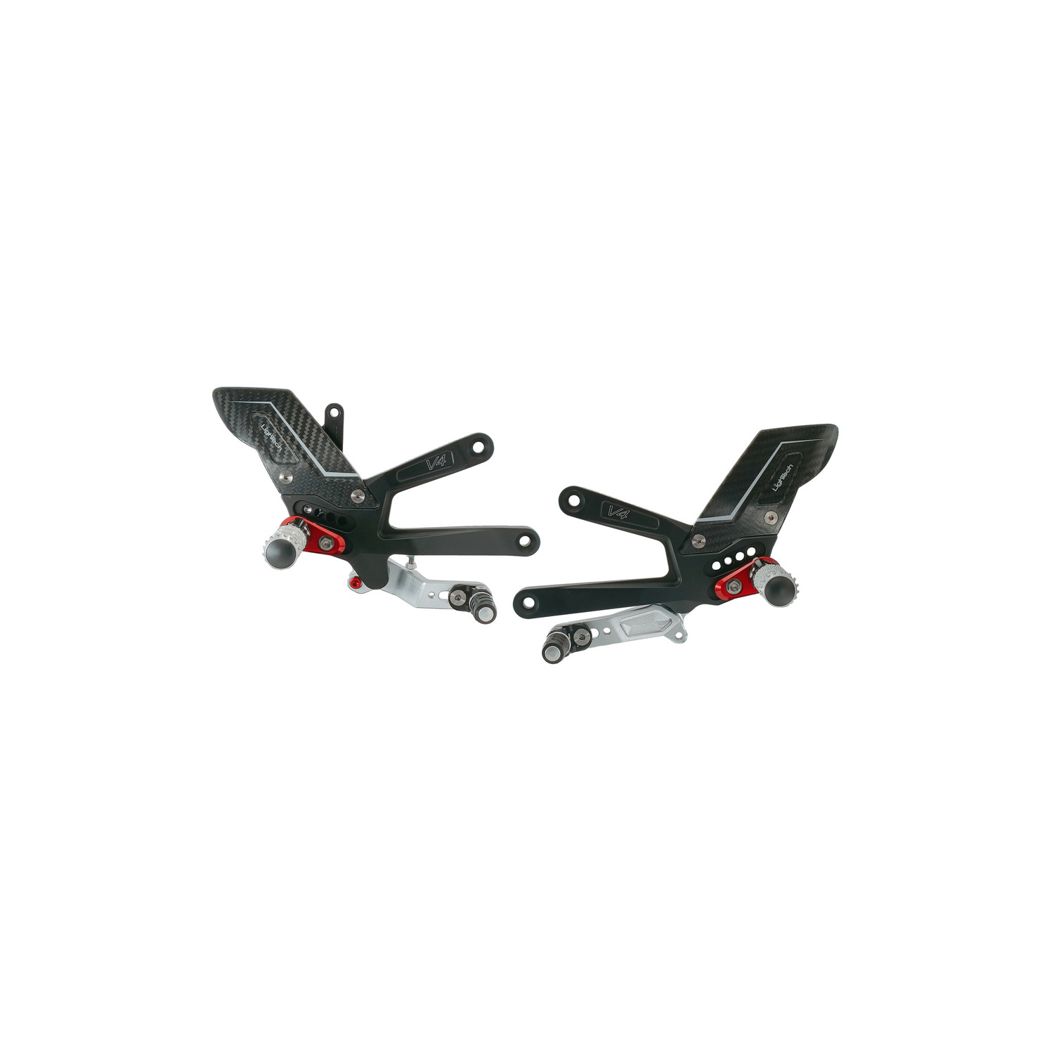Pedane Regolabili LighTech R Version Ducati Panigale V4 2025-2026