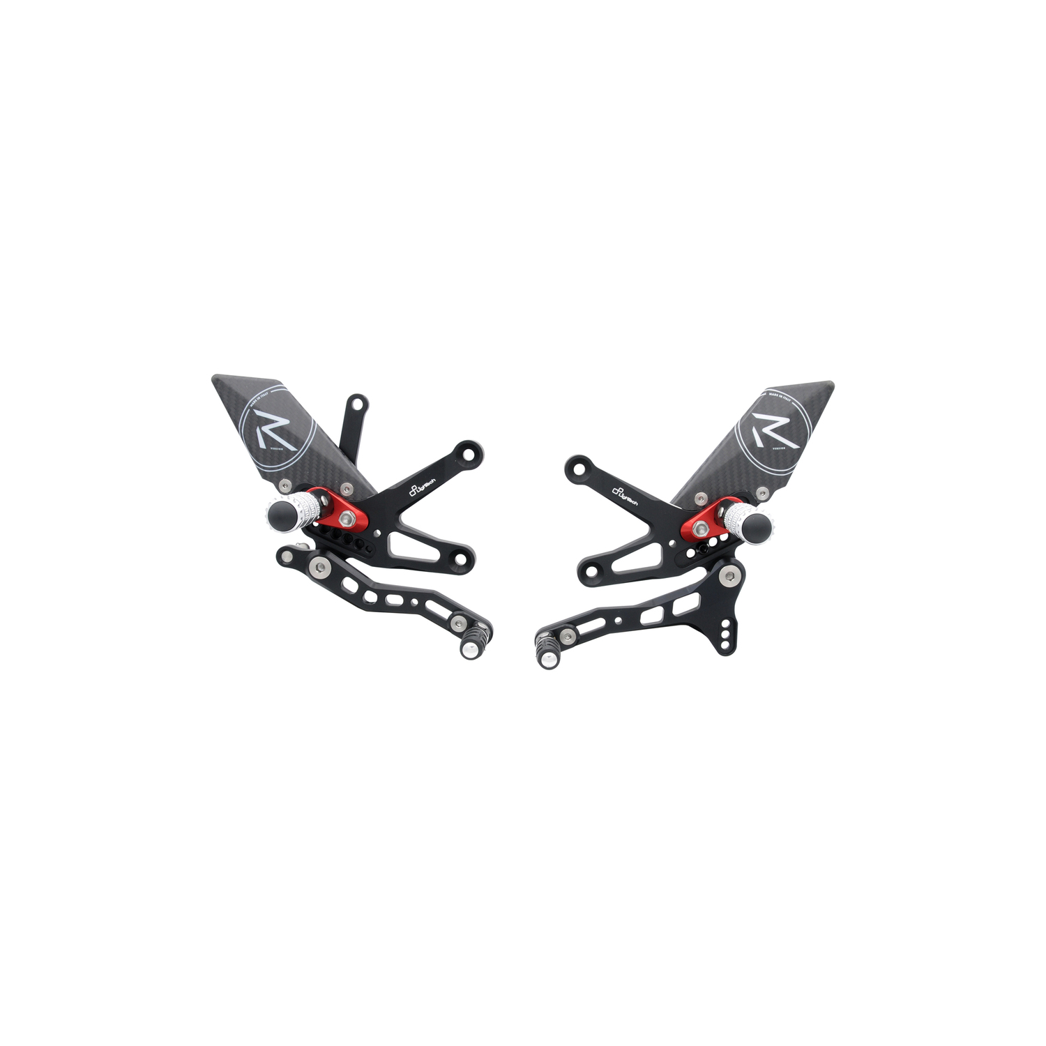 Pedane Regolabili LighTech R Version Kawasaki Ninja ZX10R 2016-2020