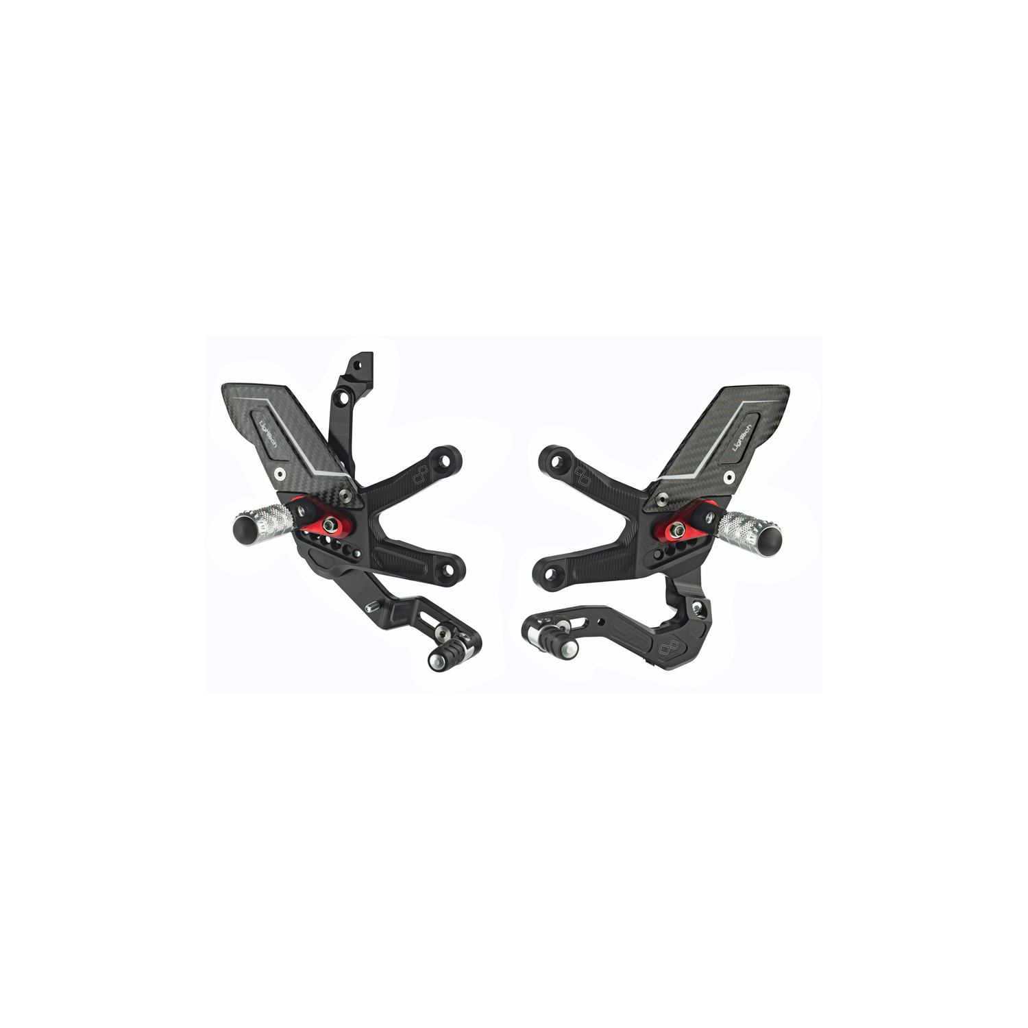 LighTech R Version Racing Rearsets Kawasaki Ninja ZX10R 2021-2026