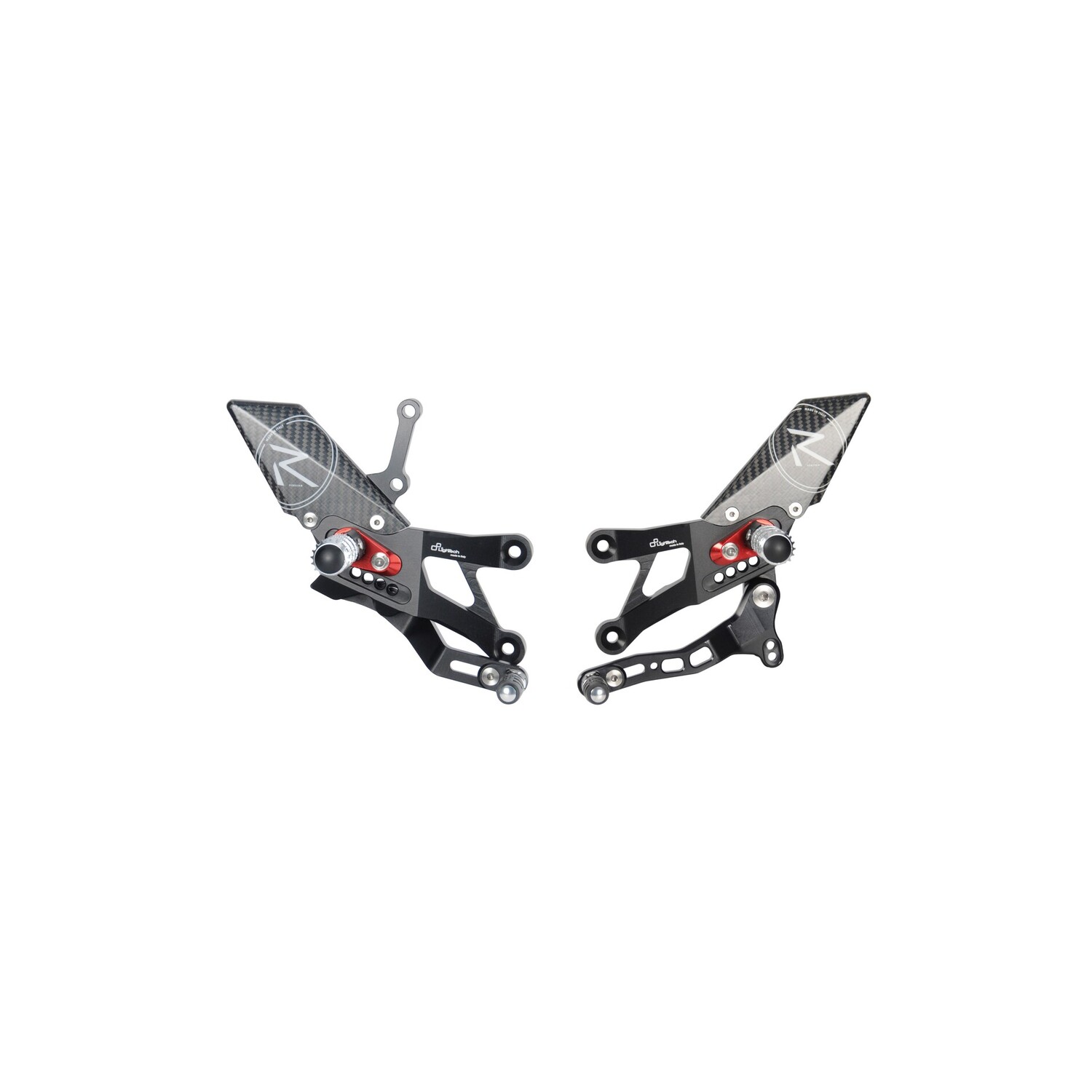 Pedane Regolabili LighTech R Version Yamaha R3 2015-2026