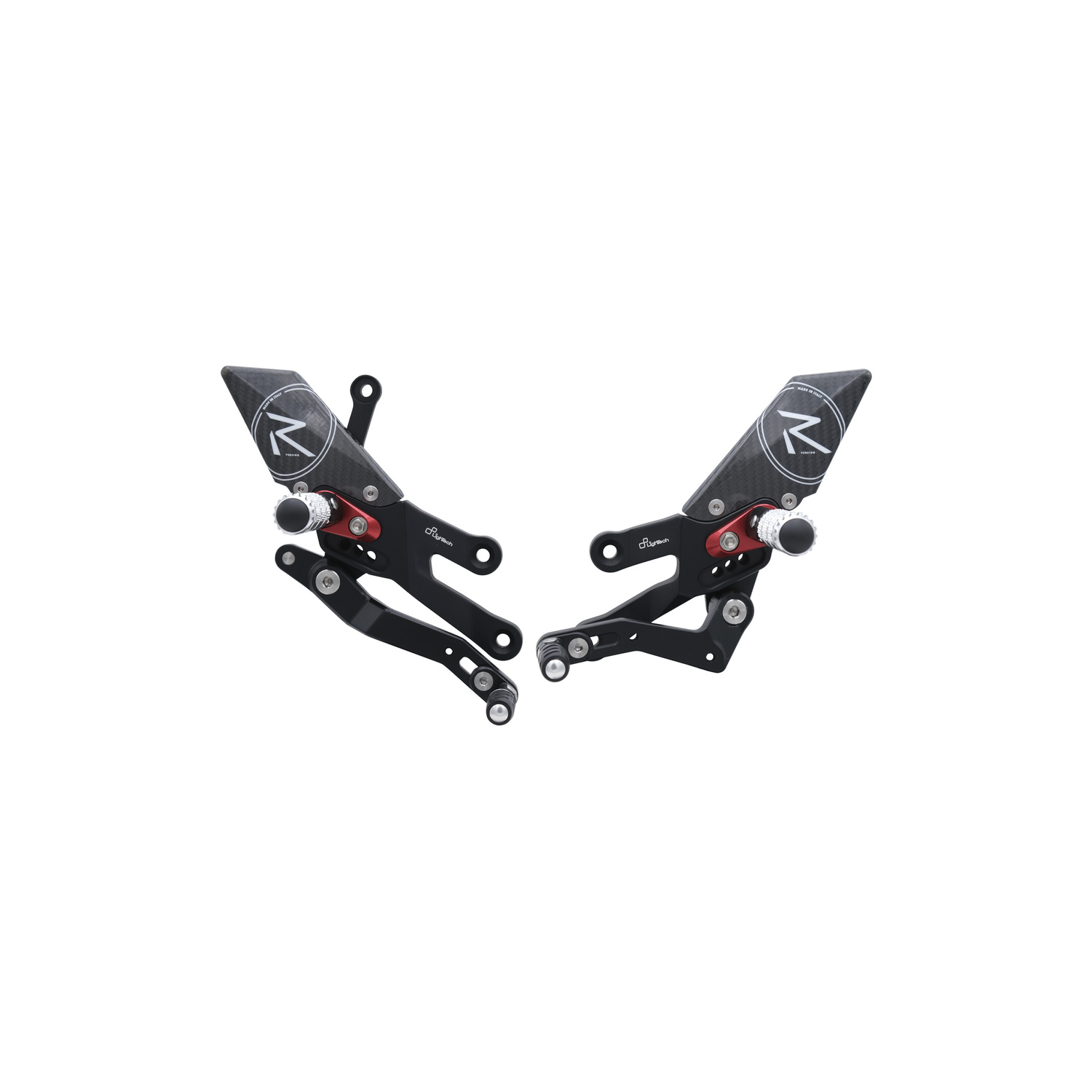 Pedane Regolabili LighTech R Version Yamaha R7 2022-2026