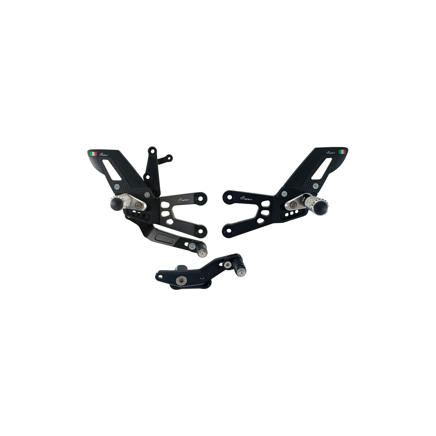 LighTech Standard Rearsets Fixed Footpegs Honda CBR600RR 2007-2026